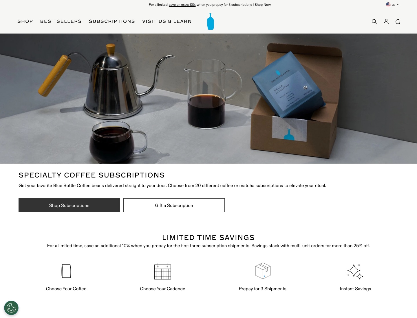 Blue Bottle — Subscriptions
